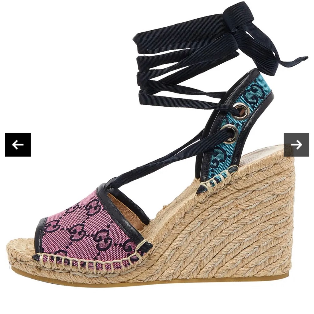 Gucci Monogram Espadrille
